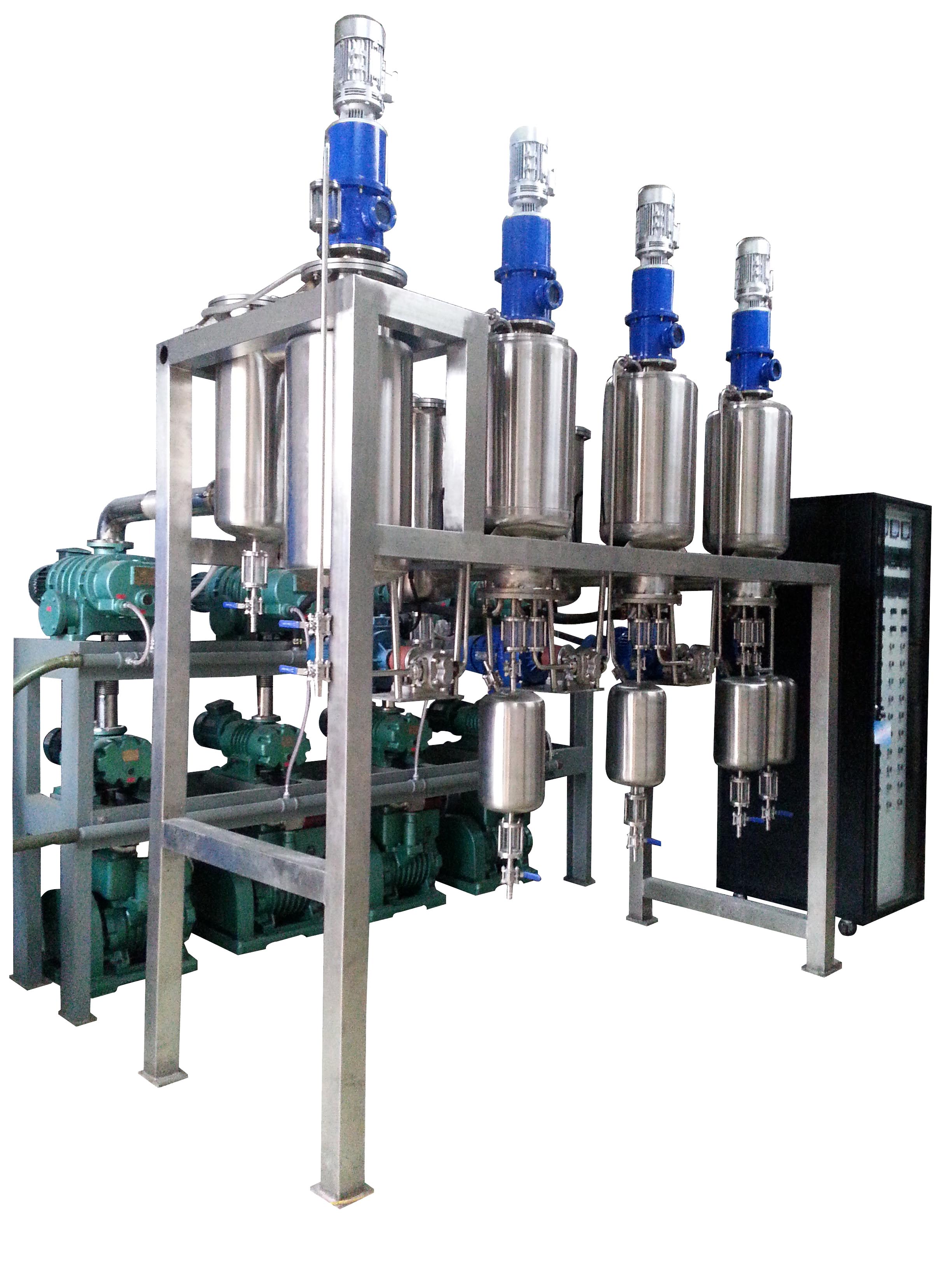 Medium sized molecular distillation unit